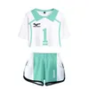 Anime Haikyuu Cosplay Costume Aoba Johsai High School Volleyball Club Oikawa Tooru Tracksuit Women Dwuczęściowe topy i krótkie 3001