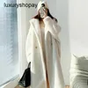 Designer Maxmaras Teddy Bear Coat Womens Cashmere Coats Wool Winter First Order Straight Down Huaqianyi Dili Hot Bar Same Style Coat for Wearing on the Outside Re