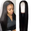 HD Body Wave Highlight Spets Front Human Hair Wigs For Women Spets Frontal Wig Pre Plucked Honey Blonde färgade syntetiska peruker