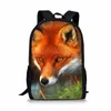 Taschen niedliche Tier 3D Fox Muster Rucksack Jungen Mädchen Kinder Schultasche Schülern Buchbeutel Laptop Tasche Teenager Daily Casual Rucksack