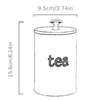 Storage Tanks Steel Kitchen Utensils Multifunction Color Tea Coffee Sugar Square Box Case Househould Mason Candle Jars with Lid 240113
