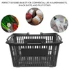 Storage Bags Shopping Basket Plastic Laundry With Handle Small Baskets Handles For Commercial Container Sundries Containers