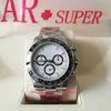 AR Super Factory Cal.4131 Ruch Mens Watch 40 mm x 12,2 mm Kosmograf 126500 PANDA Chronograph Stopwatch Ceramiczne automatyczne zegarki na rękę męskie zegarki męskie
