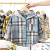 T-shirt per bambini T-shirt per bambini Camicia per bambini per bambina Camicia per bambini in cotone per bambini Cartoon Plaid Top Abbigliamento Abbigliamento 240113