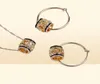 Set di gioielli Bracciale di design di lusso Cring Coco Collana di plumeria polinesiana hawaiana Set Moda Orecchini a cerchio con ciondolo riempito in oro2924806