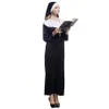 Costumes de fête d'Halloween de haute qualité, vêtements de nonne pour femmes, vêtements de cosplay, costume de cosplay en direct, 280g, nouvelle collection