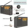 Radio Sihuadon R108 Radio FM Stereo Digital Portable Radio Am SW Air Radiomottagarens larmfunktion Display Temperaturhögtalare