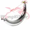 Bisiklet Muz Muffler Egzoz Tüp Giriş Ofset Emme Manifold Boru Krom Egzoz Borular Motosiklet 2 Stroklu Motor 49cc 50cc 60cc 80cc 80cc Motorlu Bisiklet