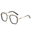 2024 luksusowe okulary przeciwsłoneczne CH dla kobiet Chromy okulary ramy męskie new wielokątne duże płaskie TR90 Ultra Plain Myopia serdeczne okulary okulary 0zjm