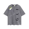 Mens Designer Gu T-shirt Vintage Retro Lavado Camisa Marca de Luxo Camisetas Mulheres Manga Curta Camiseta Verão Causal Tees Hip Hop Tops Shorts Roupas Várias Cores-25