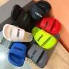 Designer-Slides, Sommersandalen, Herren-Hausschuhe, blühende Blumen, Druck, Leder, Netz, schwarze Schuhe, modische Luxus-Damen-Strand-Sneakers