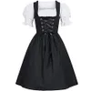 إكسسوارات الأزياء xxxxxl xxxxl بالإضافة إلى الحجم النسائي الألماني Dirndl Dress التقليدية بافاري بير فتاة أوسبر مهرجان Oktoberfest FO2494