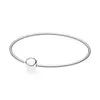 Fermoir boule en or rose COLLECTION ESSENCE Bracelet perlé Fit chaîne serpent Bracelet de mode bracelet 925 perle en argent Sterling Charm240115