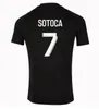 23 24 24 MAILLOT RC JESS SOCCER Jerseys Kit Kit Mistrzów Koszulki piłkarskie Foot Home Away Trzecia 3rd 2023 2024 Foot Sotoca Pereira Fofana Danso Sotoca Black White