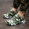 Brand Summer Children Camouflage Sneakers dla dzieci sportowe buty tenisowe oddychające siatkowe chłopcy butów do biegania butów na zewnątrz 240116