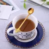 Skedar kök hushållsverktyg kreativa kaffe sked set mat tesked dessert glass vintage kunglig specialitet