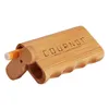 COURNOT Natural Bamboo Wood Dugout Case With Ceramic One Hitter Bat Pipe 78mm Cigarette Filters Tube Smoking Hand Pipes