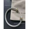 Bracelet David Yurma Desginer David Yuman X David Xx Bracelet populaire Micro incrustation poignée ouverte bijoux 2024ss bijoux Hip hop Hip hop