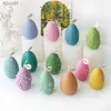 Craft Tools Easter Egg Pattern Silicone Candle Mold Aromatherapy Plaster DIY Craft Candles Making Tools Ornaments Embossed Flower Egg Mold YQ240115