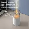 Luftfuktare Candlelight Arom Diffuser USB Electric Ultrasonic Mist Maker Air Firidifier för Home Car Mini -doft Essential Oil Diffuserl240115