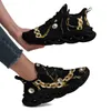 CoolCustomize Custom Gold Sain Design Fashion Pod unisex Comfort Sneaker Pod darmo wysyłka z pudełkiem mężczyźni pary pary biegnące