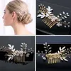 ヘッドバンドブライダルヘアアクセサリークリスタルピールヘアコームウェディングヘアクリップアクセサリージュエリー手作りの女性ヘア装飾品ヘッドピース