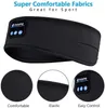 Cuffie senza fili Bluetooth Cuffie con maschera per gli occhi per dormire Cuffie sportive morbide ed elastiche Confortevole Fascia per musica Bluetooth