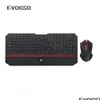 Keyboard Mouse Combos Wireless Gaming And Combo 2.4G 104 Keys 2400 Dpi Game Mice Led Backlight For Windows Laptop Pc Drop Delivery Com Otifh