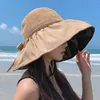 Chapeaux à bord large upf Black Hat Outdoor Women's 50 Rebating Sun Baseball Caps Designs