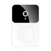 Sonnettes Tuya sans fil Smart Door Bell 1080P Surveillance à domicile Anneau visuel Caméra Vidéo Wifi Contrôle Vision nocturne Sonnette