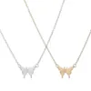 Everfast 10pc Lot New Arrival Gold Necklace Cute Butterfly Pendant Insect Necklaces for Women Simple Animal Women Long Necklace EF231C