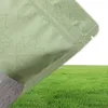 100pcs/lot Food Bag Transparent Window Aminum Foil Bag Flat Bottom Metallic Mylar Black Zip Bag9882023