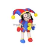 Niesamowita cyfrowa cyrkowa zabawka śliczna kreskówka klaun miękka wypchana lale