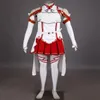 Sword Art Online Asuna Halloween Costume Cosplay da donna Abito abito Dress224o