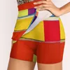 Untitled S-4XL Tennis kjolar golf fitness atletiska shorts kjol med telefonficka london abstrakt areyarey block canary wharf 240115