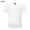 PP Modna męska projektant Slim Fit T-shirt Summer Rhinestone krótkie rękawowe koszulka koszulka TEE TEE TEE TOPS TOBS CLARAR Polos M-XXXL P2170