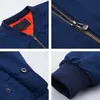 Pilot Air mannen bomberjack Heren Militaire Bomber Jassen Mannen Casual Solid Rits Piloot Jas Groen Slim Fit Mannelijke jassen 240113