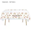 Stoviglie usa e getta Tema bohémien Decorazioni di compleanno Arcobaleno Stoviglie usa e getta Tazza di carta Piatto Tovagliolo Stile Boho Matrimonio Baby Shower Forniture per festevaiduryd