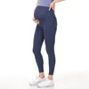 Aktive Hosen 2024 Schwangere Lässige Elastische Damen Umstandsleggings Nahtlose Yoga Home Stretch Schwangerschaftshose