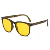 Lunettes de soleil XJiea Fashion pliable pour femmes classiques hommes lunettes de soleil portables conduite en plein air été nuances accessoire UV400