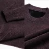 Maglioni da uomo maglione da uomo girocollo lavorato a maglia spesso maniche lunghe pullover casual per l'home office 2024 inverno