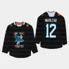 Özel Erkek Kadınlar Gençlik Hokey Forması Patrick Marleau San Jose Sharks Siyah Tarih Ayı Siyah Jersey Logan Couture Evander Kane Brent Burns Martin Jones