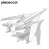 PieceCool 3D Metal Puzzles 1 200 TU-160 Bomber Aircraft Montura Zestawy Modelowe Zestawy DIY DIY dla dorosłych prezentów świątecznych