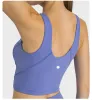 LL Stretchy Yoga Bra Mulheres Clássico U Respirável Tanque Esportivo Cueca Jogging Acolchoado Ginásio Correndo Lingerie