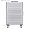 Valigie Valigia da viaggio 100% alluminio 24 Spinner 20 Trolley portabagagli da lavoro su ruota 28 pollici Q240115