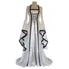 Gothic Medieval Dress Cosplay Carnival Halloween Costume for Women Retro Vestidos Court Long Robe Noble Princess Party290e