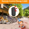 Verrouille la sectyme alarme de vélo corne sans fil imperméable Antitheft Remote Control Vibration Alarme pour le scooter électrique de moto de vélo