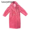 Maxmaras Coat Teddy Bear Womens Cashmere Płaszcze wełna wełna zima 2024 NOWOŚĆ młodzieżowej owce wycięte polar