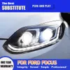 Voor Ford Focus LED Koplamp 12-14 Auto Accessoires DRL Dagrijverlichting Dynamische Streamer Richtingaanwijzer Voorlamp auto-onderdelen