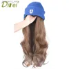 Synthetic Wigs Hat Wig Beanies With Hair For Women Long Wavy Warm Soft Ski Knitted Autumn Winter Cap Heat Resistant Fi Q240115